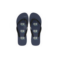 Thumbnail for Airbus A319neo - Slippers - Flip Flops - Cartoon Pattern - Navy Blue