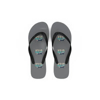 Thumbnail for Airbus A319neo - Slippers - Flip Flops - Original Pattern - Gray