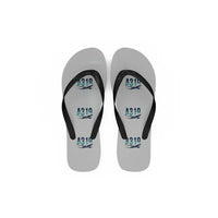 Thumbnail for Airbus A319neo - Slippers - Flip Flops - Original Pattern - Light Gray