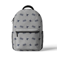 Thumbnail for Airbus A320 - 3D Backpack - 3D Pattern - Light Gray