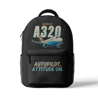 Thumbnail for Airbus A320 - 3D Backpack - Cartoon - Gray