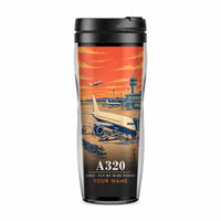 Thumbnail for Airbus A320 - 3D + Name - Plastic (No Holder) - Full Print