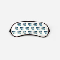 Thumbnail for Airbus A320 - Cartoon Pattern - Sleep Mask - White