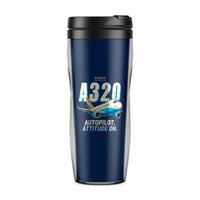 Thumbnail for Airbus A320 - Cartoon - Plastic (No Holder) - Dark Blue