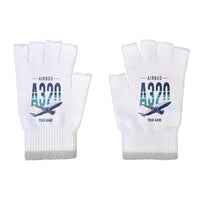 Thumbnail for Airbus A320 - Gloves - Cut - Original + Name - White