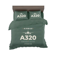 Thumbnail for Airbus A320 - Heritage - Bedding Set - Dark Green