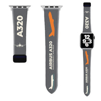 Thumbnail for Airbus A320 Apple Watch Bands - Gray (Magnetic Band) - Heritage