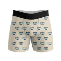 Thumbnail for Airbus A320 - Men Boxers - Original Pattern - Beige