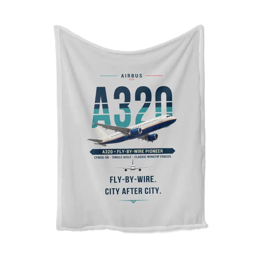 Airbus A320 - Original - Blanket - Light Gray