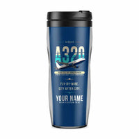 Thumbnail for Airbus A320 - Original + Name - Plastic (No Holder) - Blue