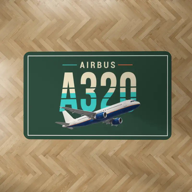 Airbus A320 - Original - Rectangle Carpet - Dark Green