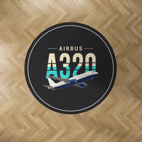 Thumbnail for Airbus A320 - Original - Round Carpet - Black