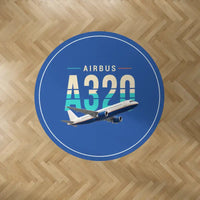 Thumbnail for Airbus A320 - Original - Round Carpet - Blue
