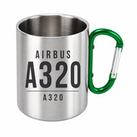 Thumbnail for Airbus A320 - Outdoors Mug - Tag - Green