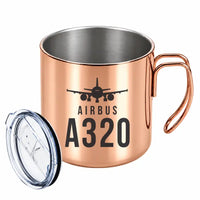 Thumbnail for Airbus A320 - Portable Mug - Heritage - Copper