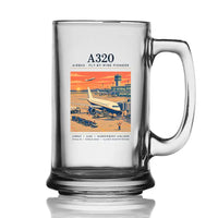Thumbnail for Airbus A320 - Poster - Beer Glass with Holder