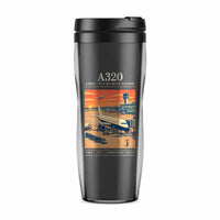 Thumbnail for Airbus A320 - Poster - Plastic (No Holder) - Gray