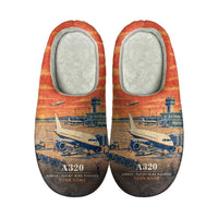 Thumbnail for Airbus A320 - Slippers - Cotton - 3D + Name - Full Print