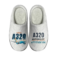 Thumbnail for Airbus A320 - Slippers - Cotton - Cartoon - White