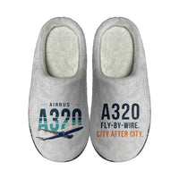 Thumbnail for Airbus A320 - Slippers - Cotton - Original - Light Gray