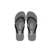 Thumbnail for Airbus A320 - Slippers - Flip Flops - Cartoon + Name - Gray