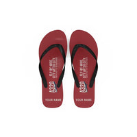 Thumbnail for Airbus A320 - Slippers - Flip Flops - Original + Name - Red