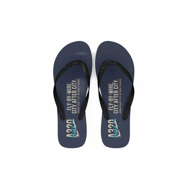 Airbus A320 - Slippers - Flip Flops - Original - Navy Blue