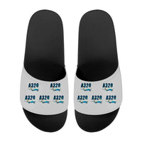Thumbnail for Airbus A320 - Slippers - Sport - Cartoon Pattern - Light Gray