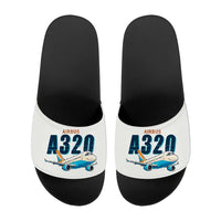 Thumbnail for Airbus A320 - Slippers - Sport - Cartoon - White