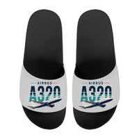 Thumbnail for Airbus A320 - Slippers - Sport - Original - Light Gray