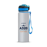 Thumbnail for Airbus A320 - Sports Kettle - Heritage + Name - Light Gray