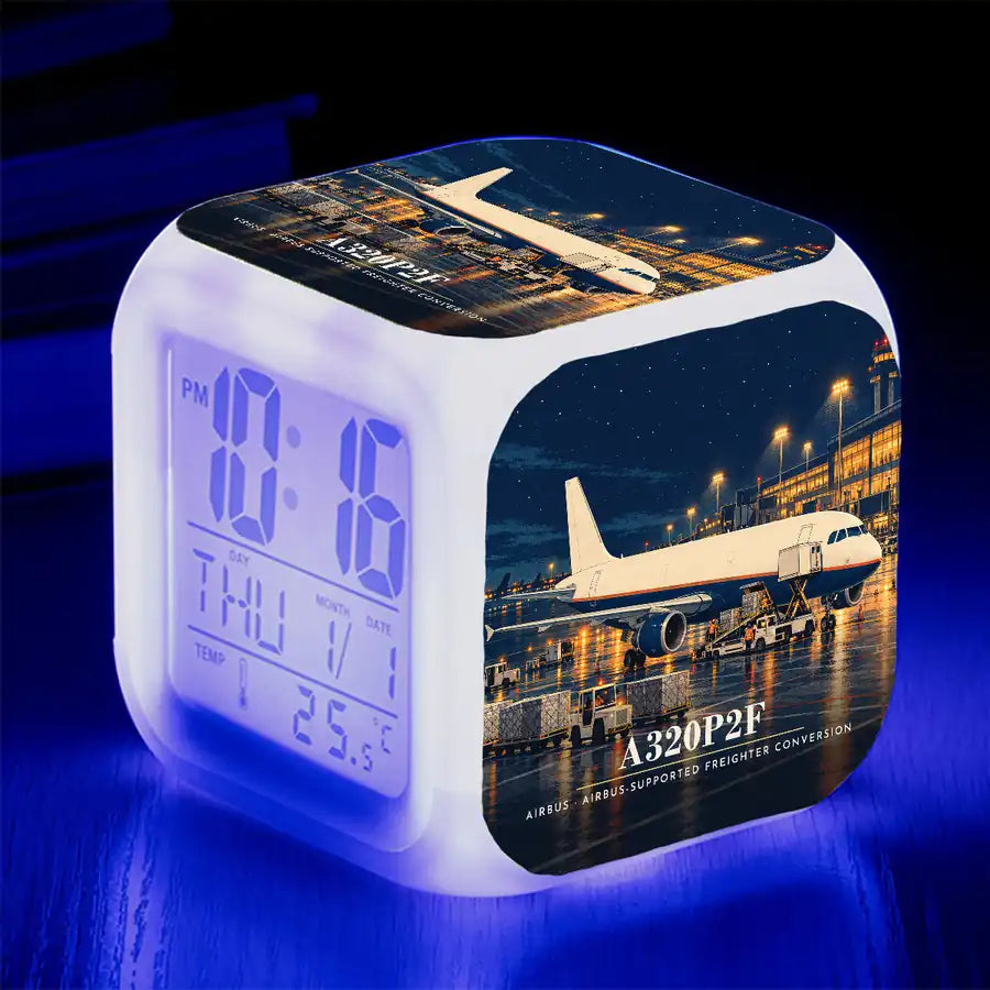 Airbus A320P2F - 3D - Alarm Clock
