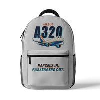Thumbnail for Airbus A320P2F - 3D Backpack - Cartoon - White