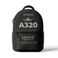 Thumbnail for Airbus A320P2F - 3D Backpack - Heritage + Name - Gray