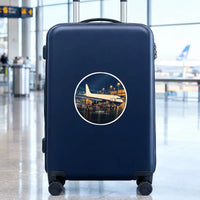 Thumbnail for Airbus A320P2F - 3D - Circle Sticker - Suitcase