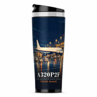 Thumbnail for Airbus A320P2F - 3D + Name - Stainless Steel (No Holder) - Full Print