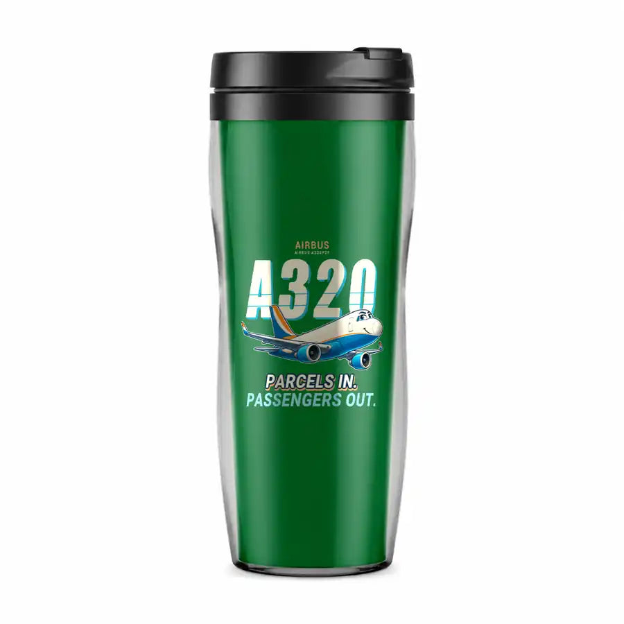 Airbus A320P2F - Cartoon - Plastic (No Holder) - Green