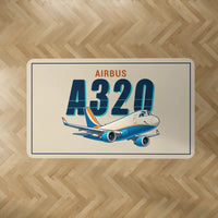 Thumbnail for Airbus A320P2F - Cartoon - Rectangle Carpet - Beige