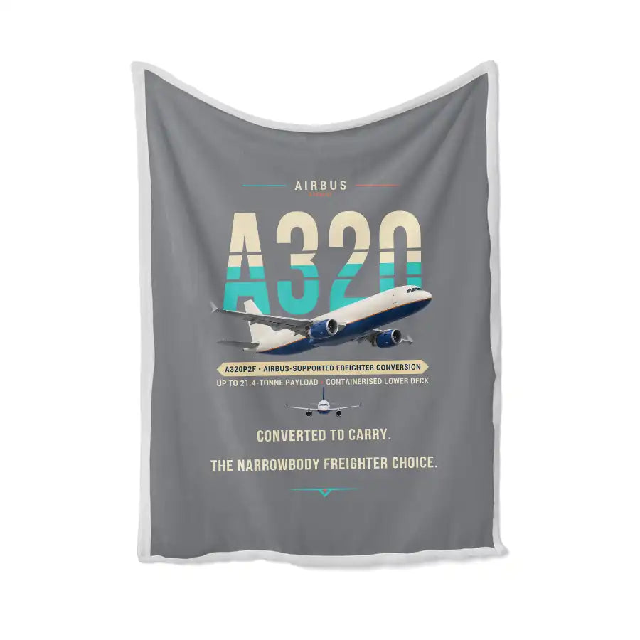 Airbus A320P2F - Original - Blanket - Gray