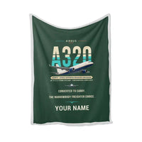Thumbnail for Airbus A320P2F - Original + Name - Blanket - Dark Green