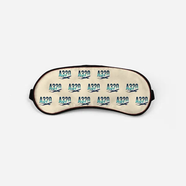 Airbus A320P2F - Original Pattern - Sleep Mask - Beige