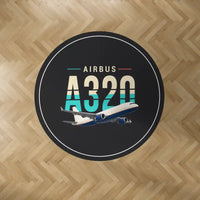 Thumbnail for Airbus A320P2F - Original - Round Carpet - Black