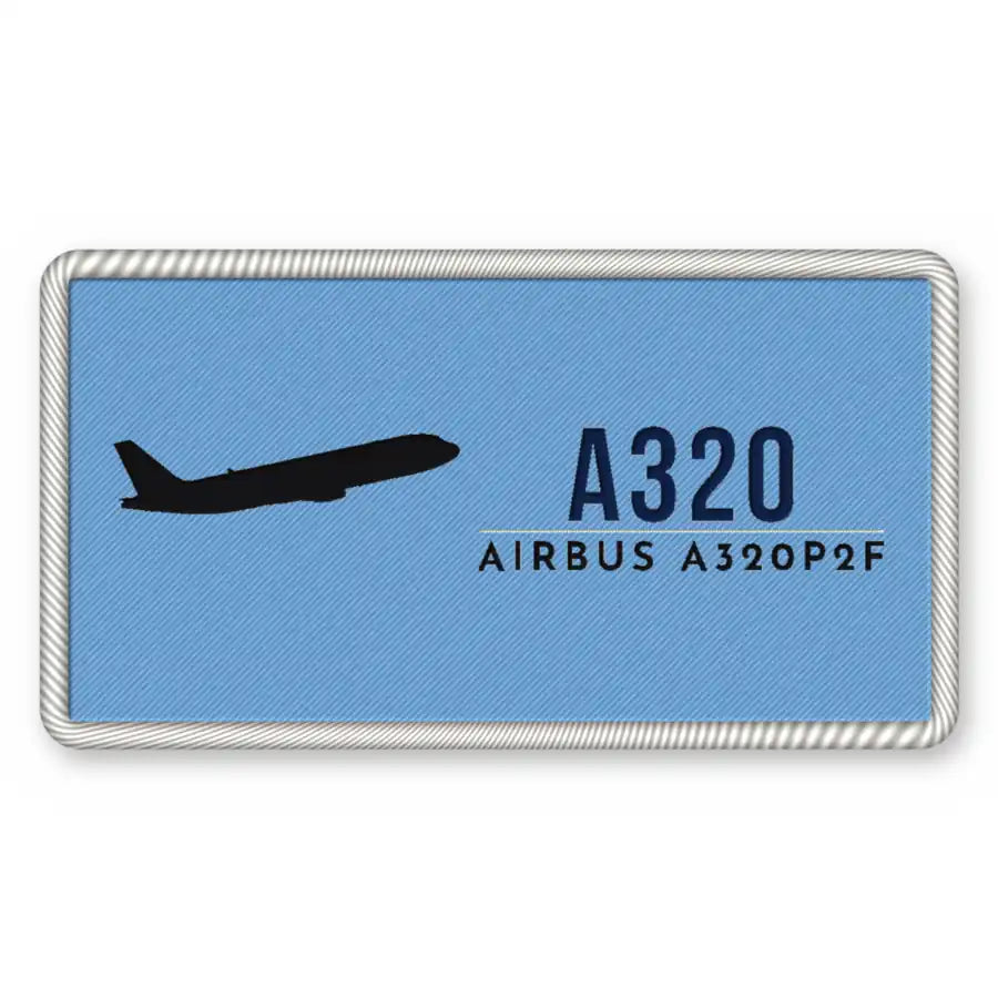 Airbus A320P2F Patches - Rectangle - Sky Navy