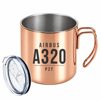 Thumbnail for Airbus A320P2F - Portable Mug - Tag - Copper