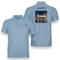 Thumbnail for Airbus A320P2F - Poster - Double-Side Polo - Light Blue