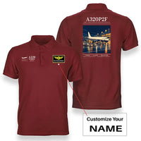 Thumbnail for Airbus A320P2F - Poster - Double-Side Polo - Red + Name