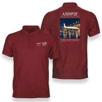 Thumbnail for Airbus A320P2F - Poster - Double-Side Polo - Red