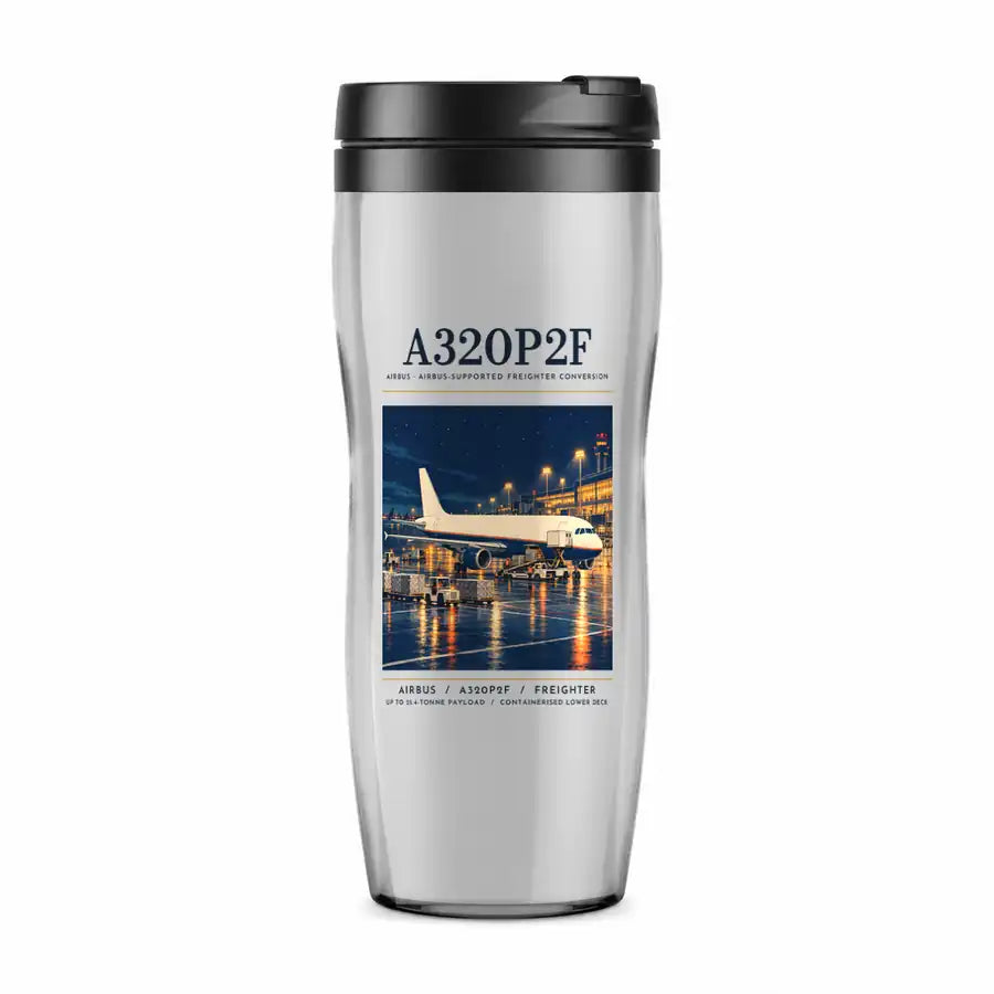 Airbus A320P2F - Poster - Plastic (No Holder) - Light Gray