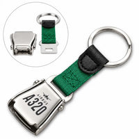 Thumbnail for Airbus A320P2F - Seat Belt Key Chain - Heritage - Green