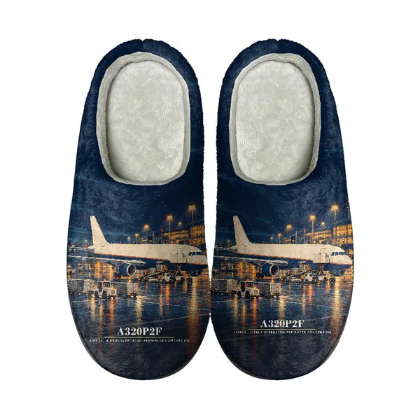 Airbus A320P2F - Slippers - Cotton - 3D - Full Print
